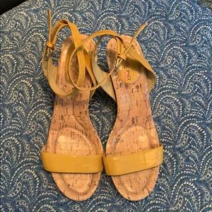 Ankle strap wedge sandals - wedges